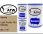 Preview: Mazda, Light Prairie Tan Metallic, BA / 17F: 500ml Lackdose + 500ml Klarlack + 250ml Härter - Set, von ATW Autoteile West.